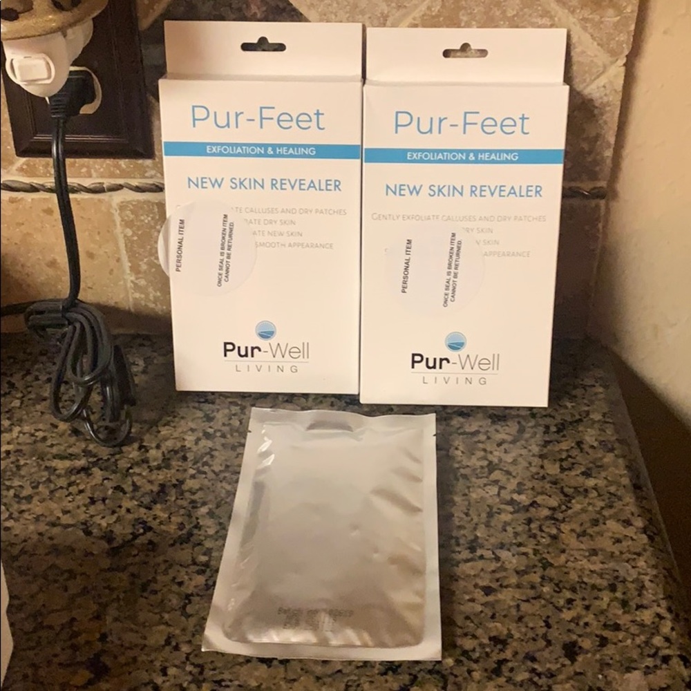 Set of 3 Pur-Feet Exfoliating & Healing Foot Peels